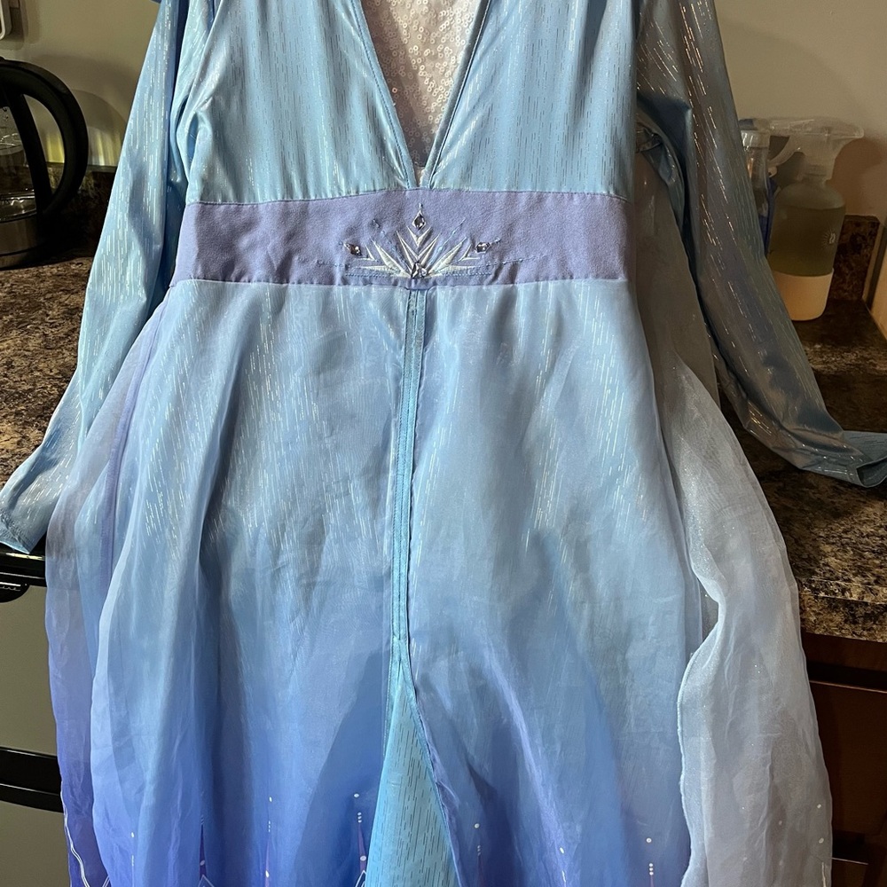 Disney Frozen 2 Elsa Elegant Light Blue Dress from the Bibbidi Bobbidi Boutique